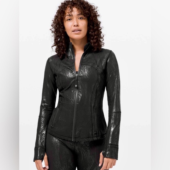Lululemon Define Jacket *Shine Acclimatize Black Foil Perfect like new condition - Picture 2 of 8